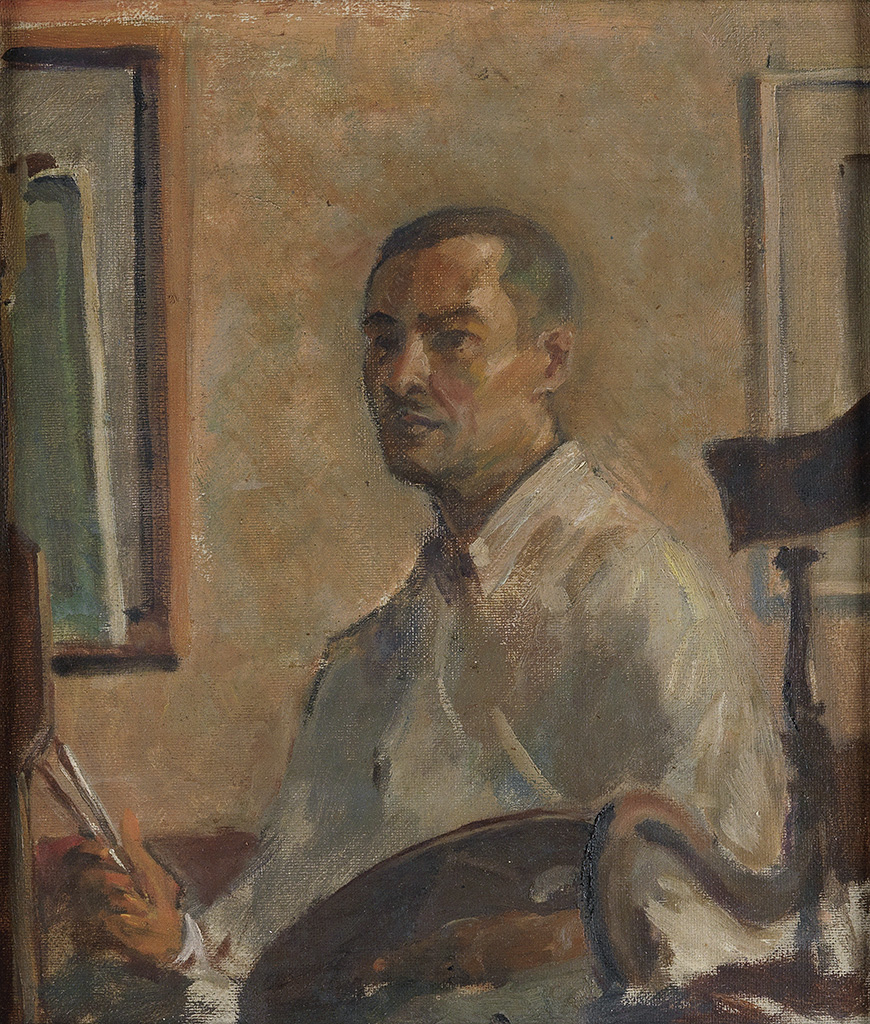 JAMES A. PORTER (1905 - 1970) Self-Portrait.